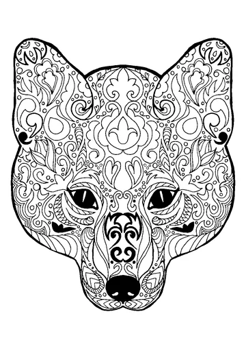 Simple coloring page